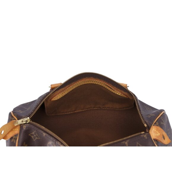 Louis Vuitton Speedy 30 Monogram Duffle Handbag M41526 Canvas - Picture 8 of 8